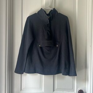 LL Bean Signature Pullover with front zipper pocket